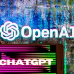 OpenAI – ChatGPT – ChatBot Illustration OpenAI logo seen on screen with ChatGPT website displayed on mobile seen in this