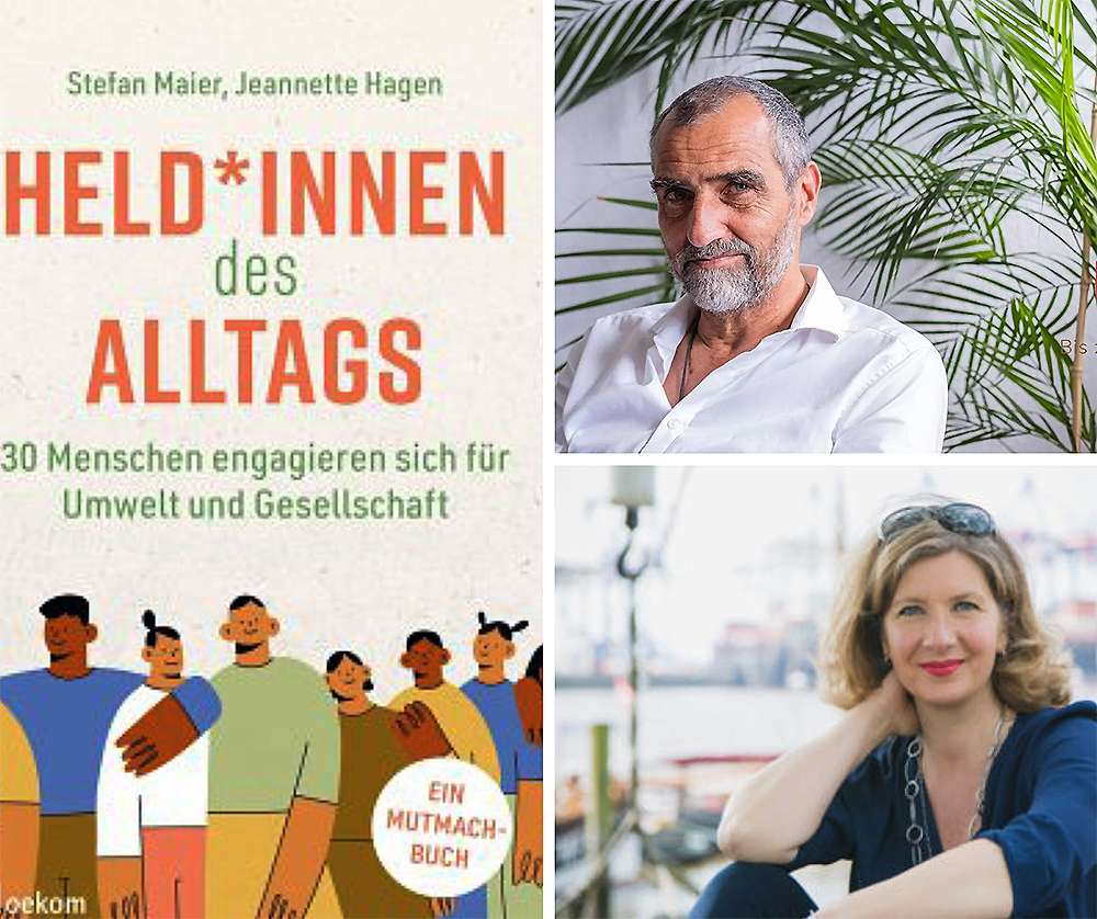 Lesung-Jeannette-Hagen-und-Stefan-Maier Held:innen des Alltags - Lesung mit Jeannette Hagen und Stefan Maier | 24. Mai 2023 |  Salzmannbau, Düsseldorf