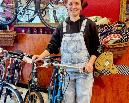 Von der Bäckerei zur Fahrradwerkstatt: So fährt Annika Maes mit Düsselrad in die Zukunft
