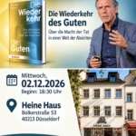 Lesung: "Die Wiederkehr des Guten" | 2. Dezember 2026, Düsseldorf Screenshot